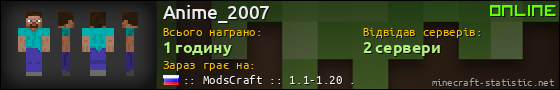 Юзербар 560x90 для Anime_2007
