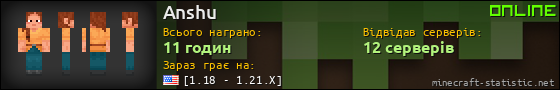 Юзербар 560x90 для Anshu