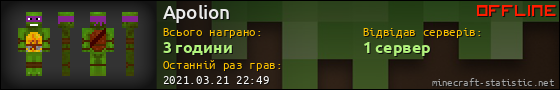 Юзербар 560x90 для Apolion