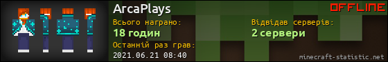 Юзербар 560x90 для ArcaPlays