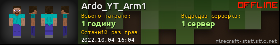 Юзербар 560x90 для Ardo_YT_Arm1