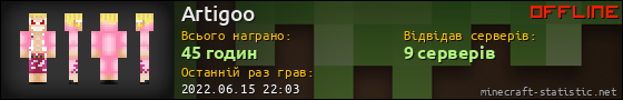 Юзербар 560x90 для Artigoo