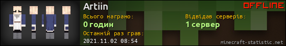 Юзербар 560x90 для Artiin
