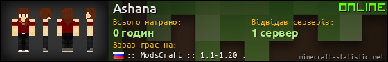 Юзербар 560x90 для Ashana