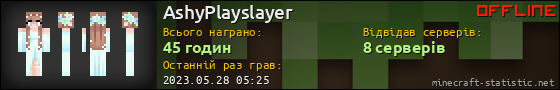 Юзербар 560x90 для AshyPlayslayer