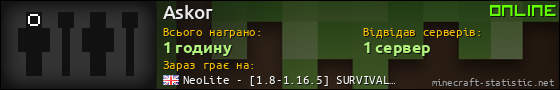 Юзербар 560x90 для Askor