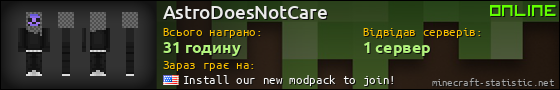 Юзербар 560x90 для AstroDoesNotCare