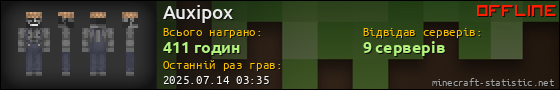 Юзербар 560x90 для Auxipox