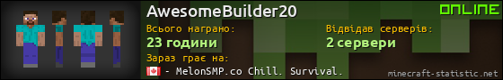 Юзербар 560x90 для AwesomeBuilder20