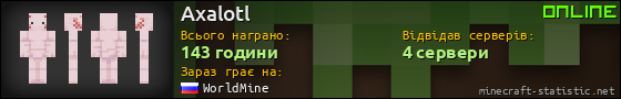 Юзербар 560x90 для Axalotl