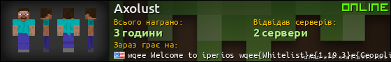 Юзербар 560x90 для Axolust