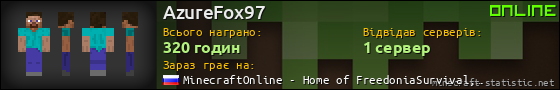 Юзербар 560x90 для AzureFox97