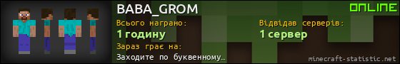 Юзербар 560x90 для BABA_GROM