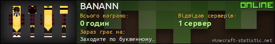 Юзербар 560x90 для BANANN