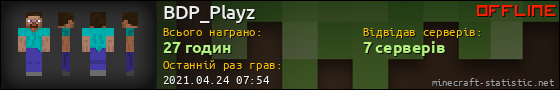 Юзербар 560x90 для BDP_Playz