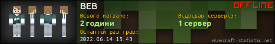 Юзербар 560x90 для BEB