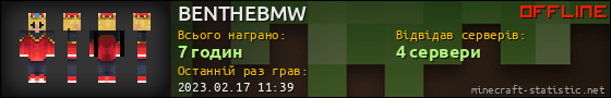 Юзербар 560x90 для BENTHEBMW