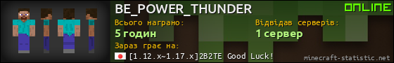 Юзербар 560x90 для BE_POWER_THUNDER