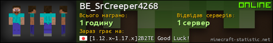 Юзербар 560x90 для BE_SrCreeper4268