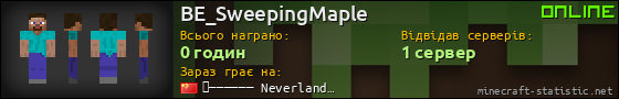 Юзербар 560x90 для BE_SweepingMaple