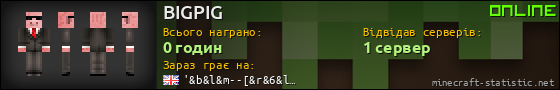 Юзербар 560x90 для BIGPIG