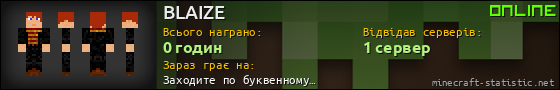 Юзербар 560x90 для BLAIZE