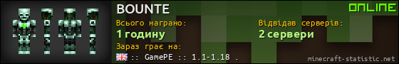 Юзербар 560x90 для BOUNTE