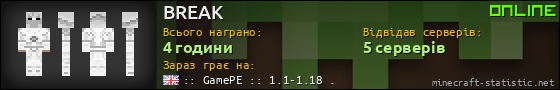 Юзербар 560x90 для BREAK