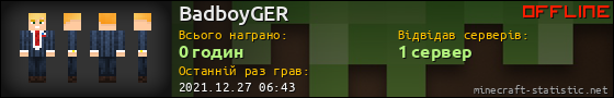 Юзербар 560x90 для BadboyGER