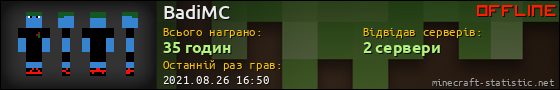 Юзербар 560x90 для BadiMC