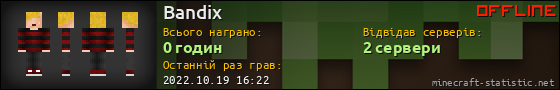 Юзербар 560x90 для Bandix