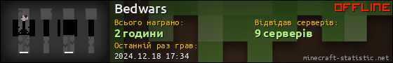 Юзербар 560x90 для Bedwars