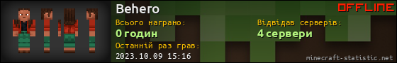 Юзербар 560x90 для Behero