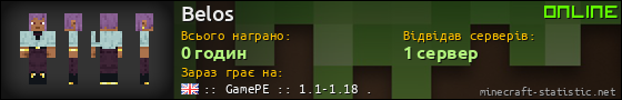 Юзербар 560x90 для Belos