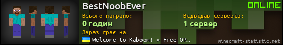 Юзербар 560x90 для BestNoobEver