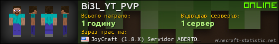 Юзербар 560x90 для Bi3L_YT_PVP