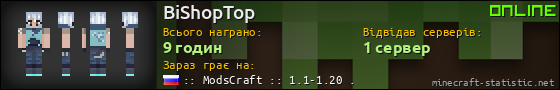 Юзербар 560x90 для BiShopTop