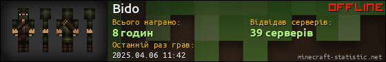 Юзербар 560x90 для Bido