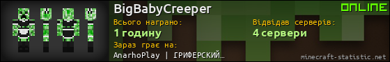 Юзербар 560x90 для BigBabyCreeper