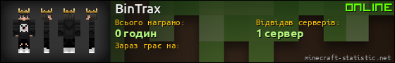 Юзербар 560x90 для BinTrax