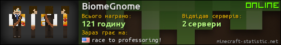 Юзербар 560x90 для BiomeGnome