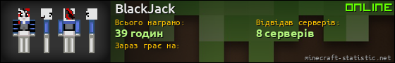 Юзербар 560x90 для BlackJack
