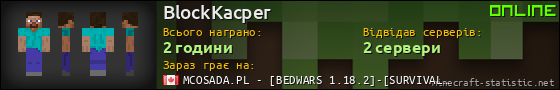 Юзербар 560x90 для BlockKacper