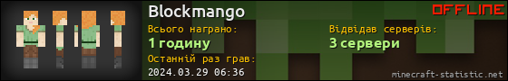 Юзербар 560x90 для Blockmango