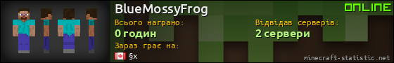 Юзербар 560x90 для BlueMossyFrog