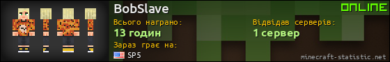 Юзербар 560x90 для BobSlave