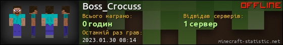 Юзербар 560x90 для Boss_Crocuss