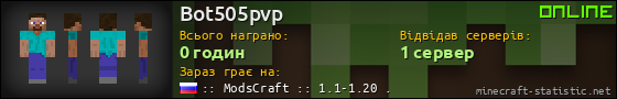 Юзербар 560x90 для Bot505pvp