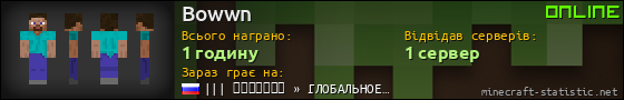 Юзербар 560x90 для Bowwn