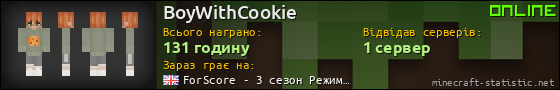 Юзербар 560x90 для BoyWithCookie